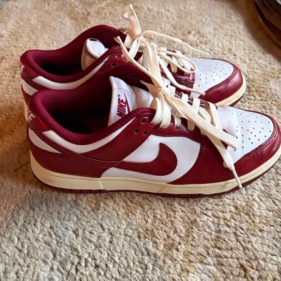 Women's Nike Dunk Low PRM Vintage Team Red - Picture 2 of 7